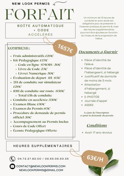 Passez votre permis B en boîte automatique rapidement avec notre formule accélérée