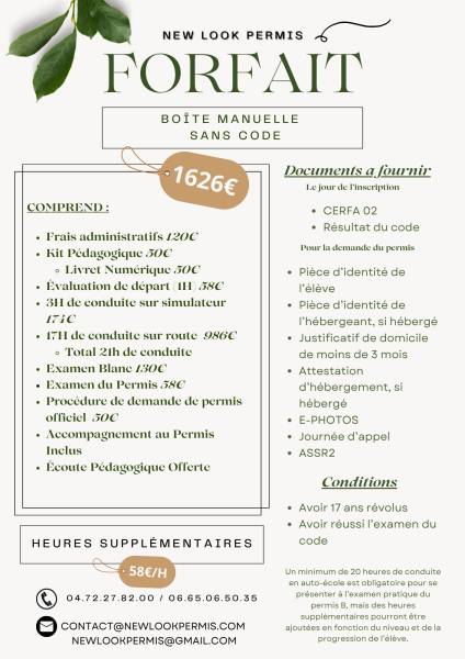 Apprenez à conduire en boîte manuelle, sans code, à Fontaines-sur-Saône