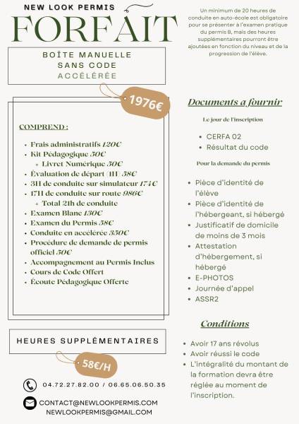 Passez votre permis rapidement avec New Look Permis à Fontaines-sur-Saône